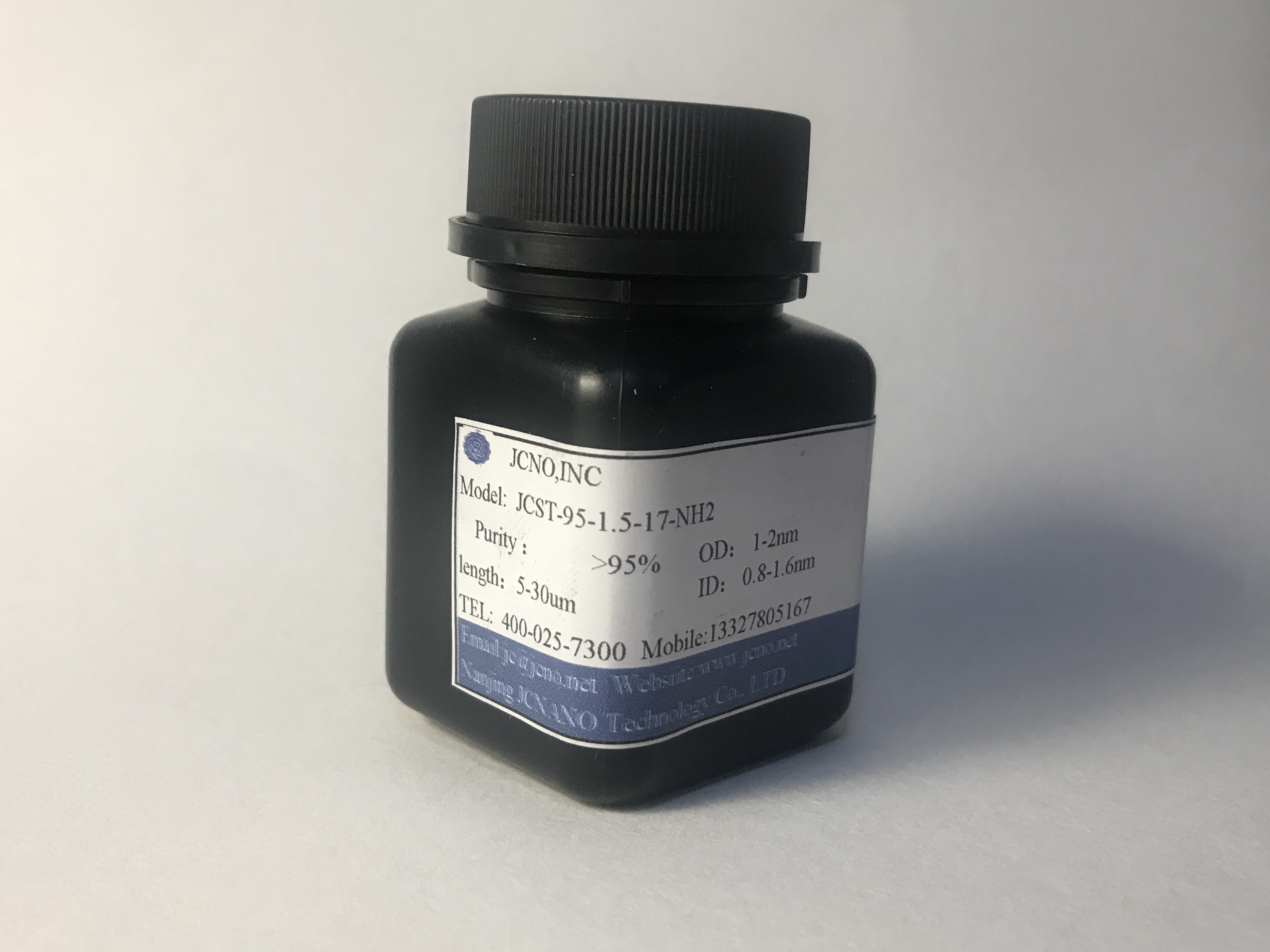 氨基化超高纯单壁碳纳米管JCST-95-1.5-17-NH2