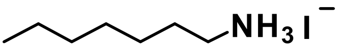 庚基碘化铵（60734-62-5） CH3 (CH2)6NH3I，HeptAI